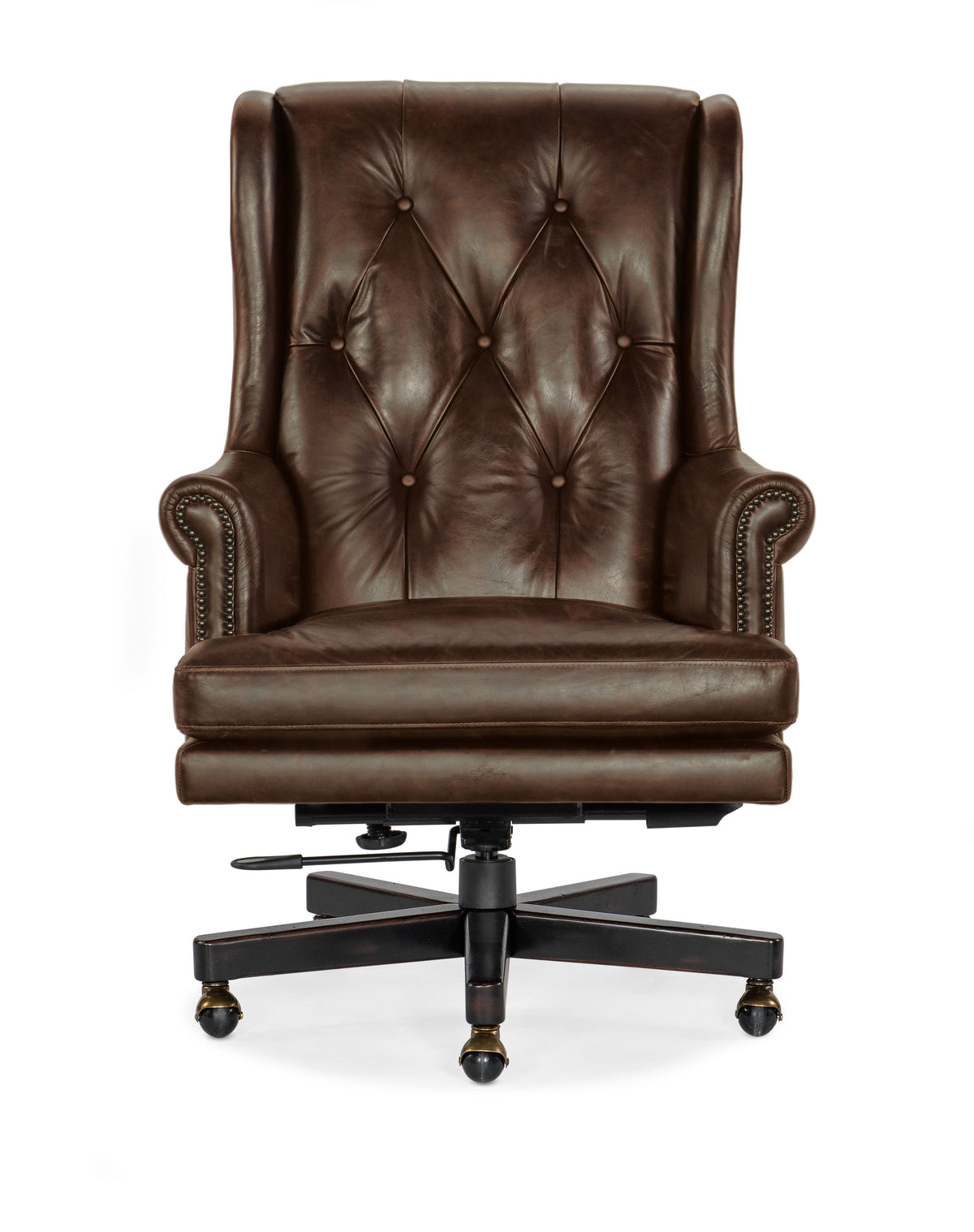 Charleston Executive Swivel Tilt Chair - Dark Brown by Hooker Furniture - View 4