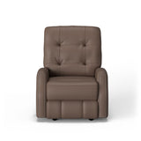 Devon Transitional Leather Power Headrest Power Rocking Recliner, Nailhead Trim | Flexsteel