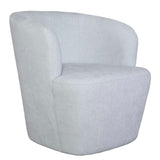 Mist Barrel Swivel Chair - Gray by Uttermost - View 4