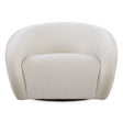 DeSoto Swivel Chair Cream - White by Uttermost - View 1