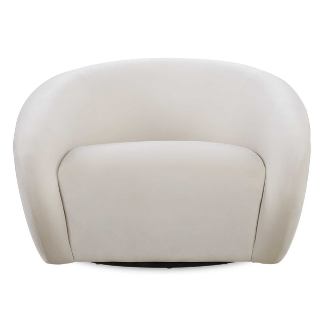 DeSoto Swivel Chair Cream - White by Uttermost - View 1