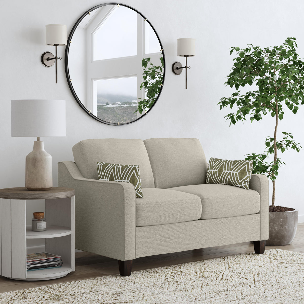 Drew Fabric Loveseat | Flexsteel