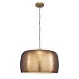 Lemont Hammered Brass 1 Light Pendant Brass - Bronze by Uttermost - View 5