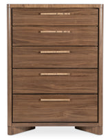 Eleana Five Drawer Chest Medium Wood - Dark Brown by Hooker Furniture - View 2