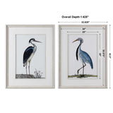 Shore Birds Framed Prints (Set of 2) - Black / Blue by Uttermost - View 3