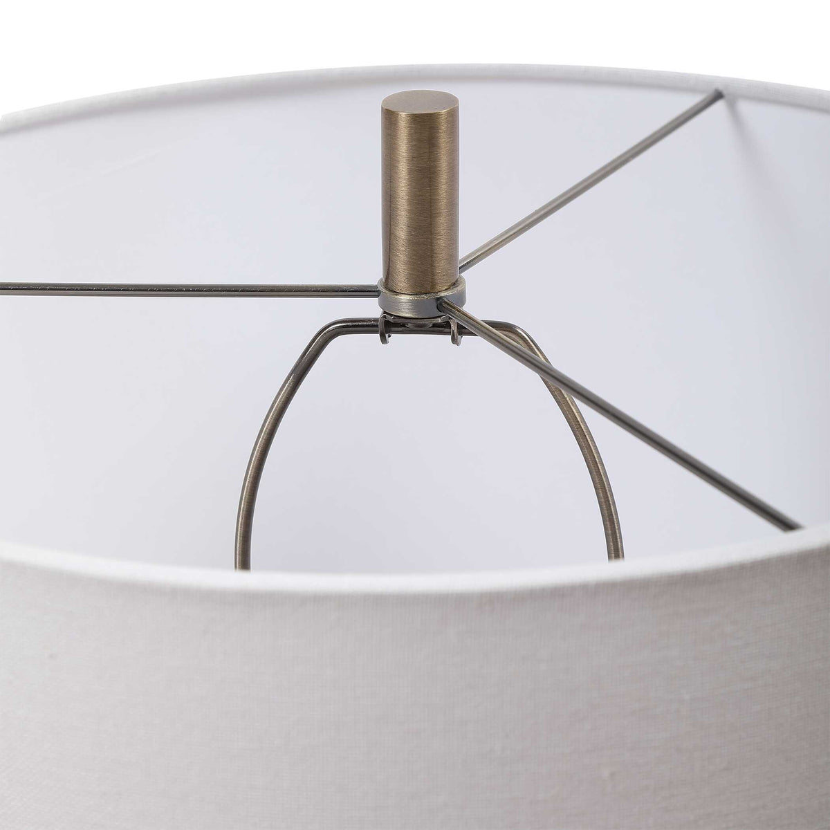Anmer Industrial Table Lamp - Light Brown / White by Uttermost - View 7
