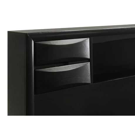 Isabel Black 5-piece Storage Bedroom Set - sold by Home Elegance USA