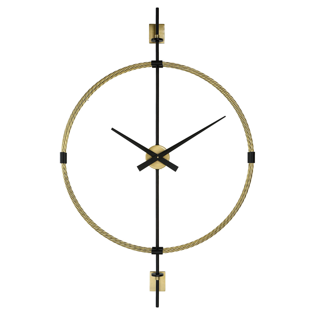 Time Flies Modern Wall Clock - Yellow by Uttermost - View 1