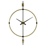 Time Flies Modern Wall Clock - Yellow by Uttermost - View 1