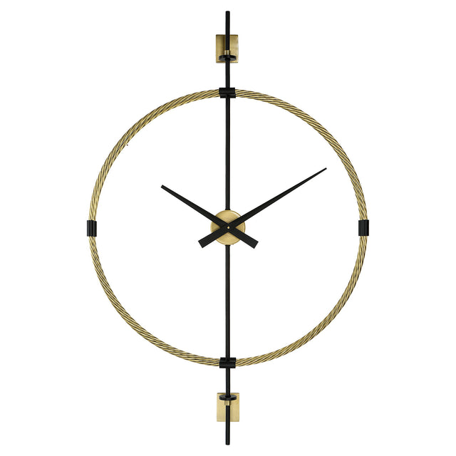 Time Flies Modern Wall Clock - Yellow by Uttermost - View 1