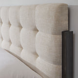 Waterfall King Upholstered Bed - Deep Ebony | Flexsteel