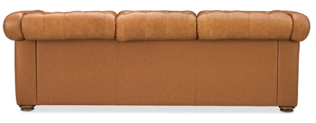 Glover Power Reclining Sofa With Power Headrest - Light Brown by Hooker Furniture - View 6