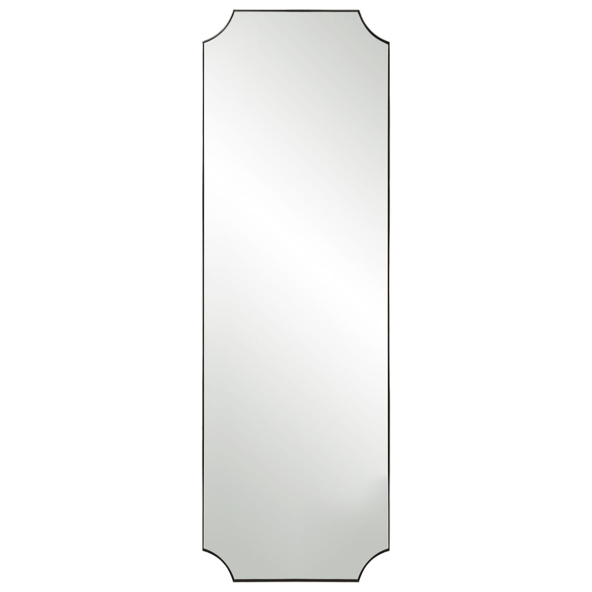 Lennox Nickel Tall Mirror - Silver by Uttermost - View 1