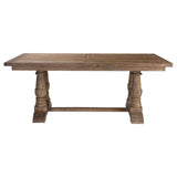 Stratford Salvaged Wood Dining Table - Light Brown by Uttermost - View 1