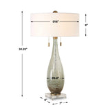 Cardoni Table Lamp - Green by Uttermost - View 10