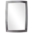 Haskill Mirror Brushed Nickel - Dark Gray by Uttermost - View 1