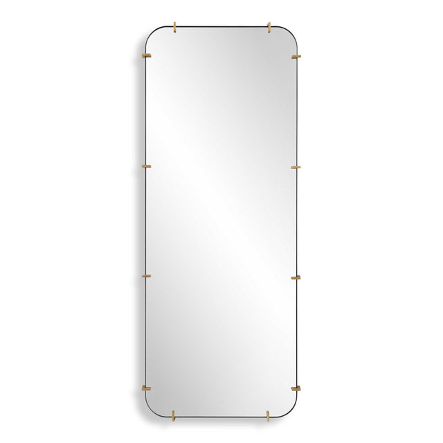 Pali Industrial Dressing Mirror - Gold by Uttermost - View 1