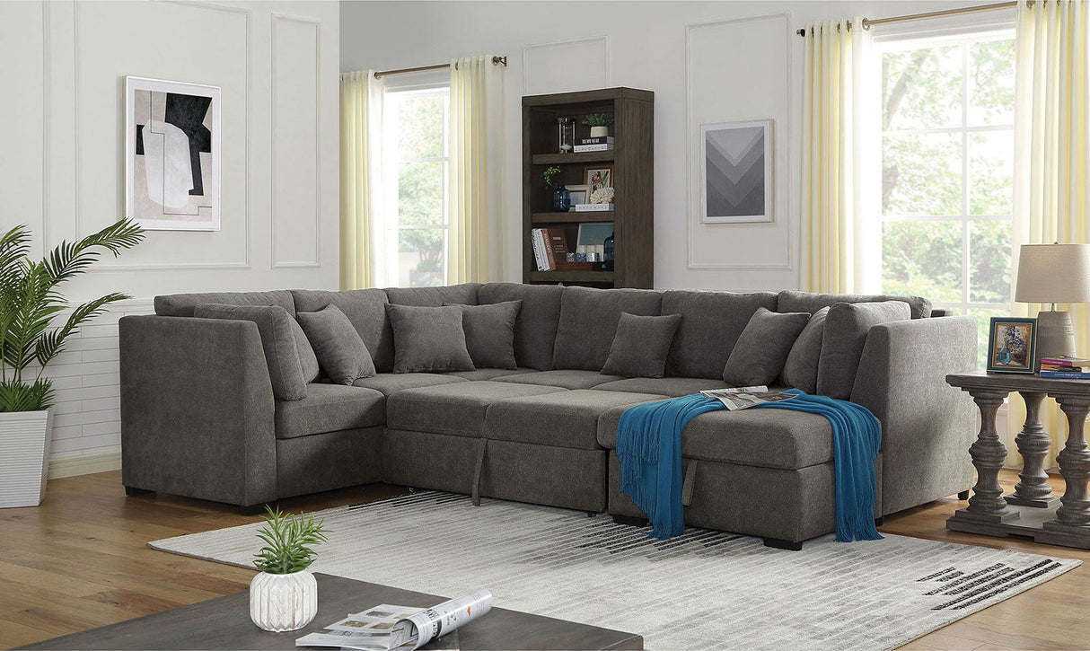 Bethan - Sectional - Gray | Home Elegance USA