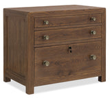 Driftwood Three Drawer Chest Worn Saddle - Dark Brown by Hooker Furniture - View 1