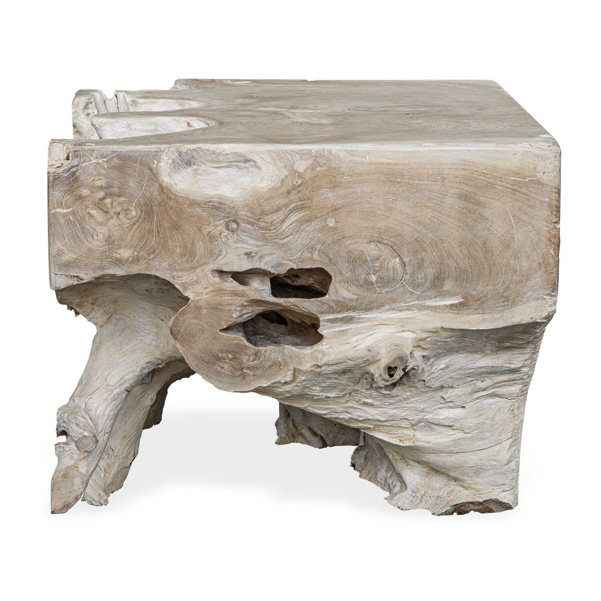 Deguara Indoor-Outdoor Coffee Table Woodtone - Light Brown by Uttermost - View 1