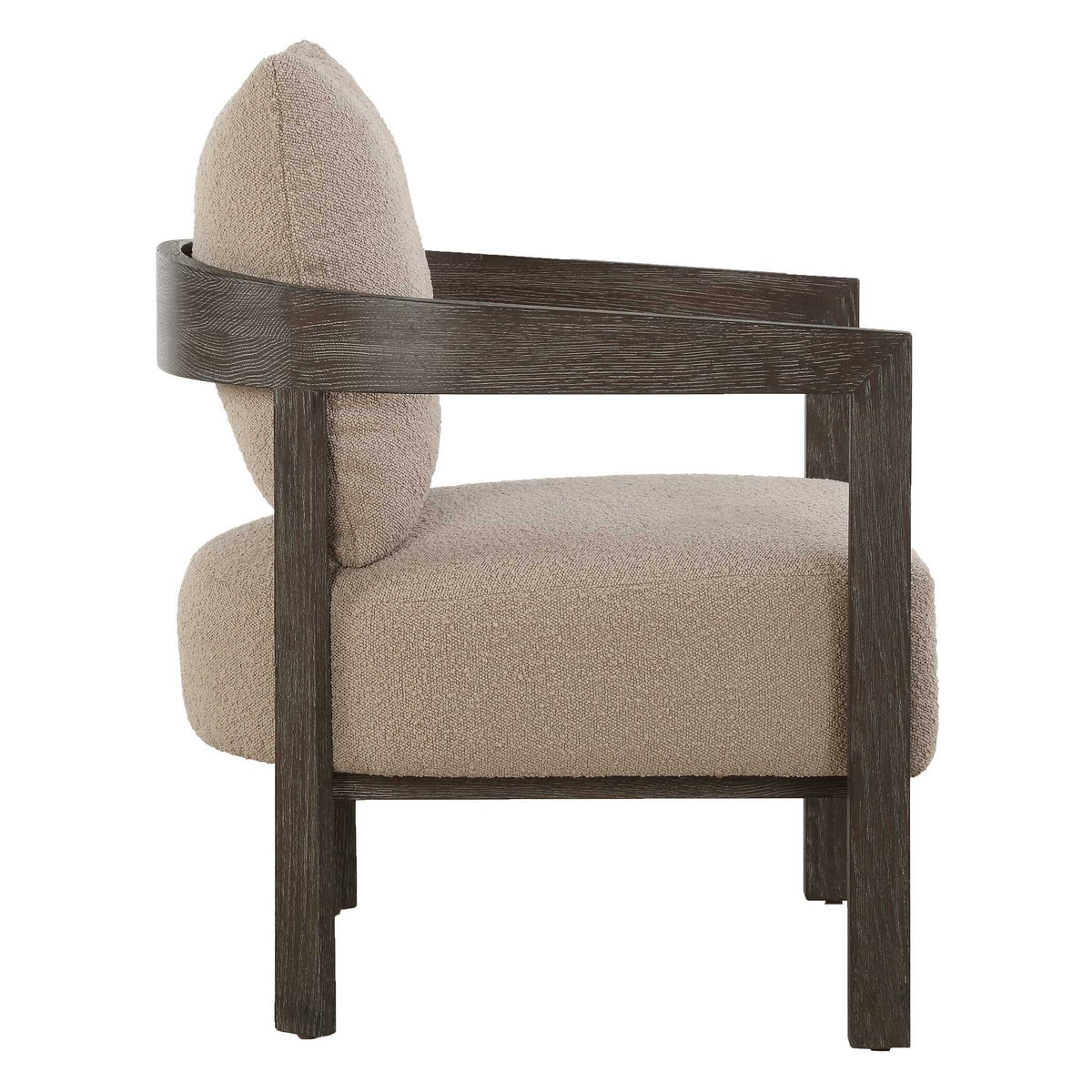Sienna Sand Fabric Accent Chair - Light Brown by Uttermost - View 5