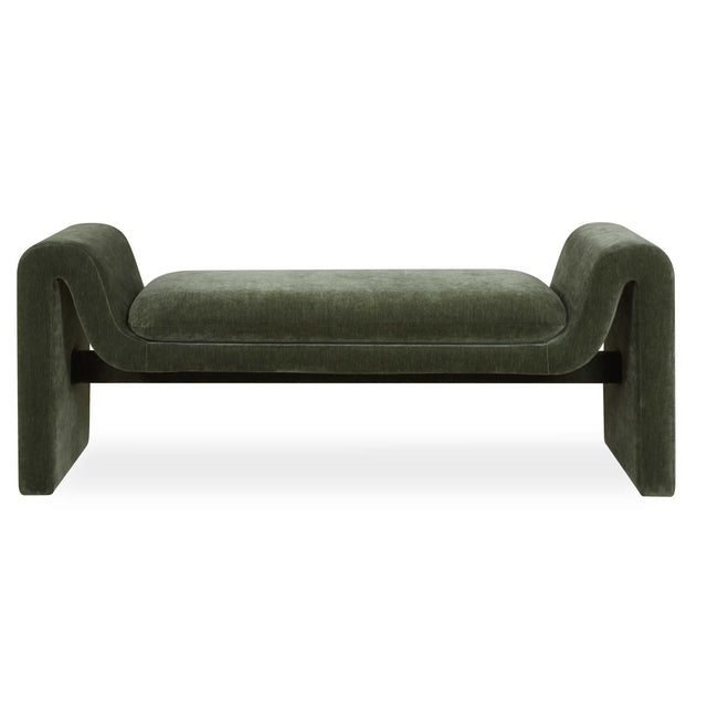 Manson Bench Moss - Dark Green by Uttermost - View 1