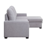 Amboise - Sectional Sofa - Light Gray Fabric - 55550 - Home Elegance USA - 5