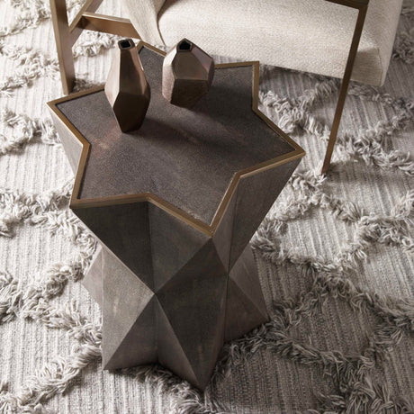 Capella Accent Table - Dark Gray by Uttermost - View 3