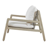 Strapped Outdoor Lounge Chair - Light Brown / Light Gray by Uttermost - View 8