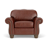 Bexley Leather Chair, Nailhead Trim | Flexsteel