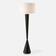 Layla Black Tapered Floor Lamp by Uttermost - View 1
