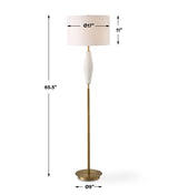 Quite The Buzz Floor Lamp - Gold by Uttermost - View 8