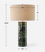 Loch Green Glaze Table Lamp by Uttermost - View 8