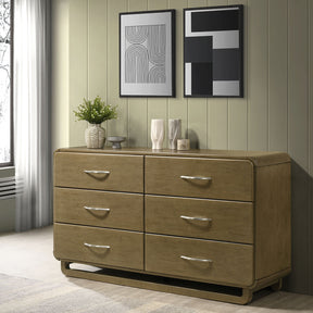 Tully Nutmeg 6-drawers Dresser