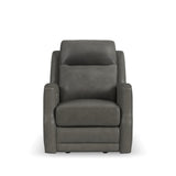 Maxwell Power Gliding Recliner With Power Headrest And Lumbar - Cinder | Flexsteel