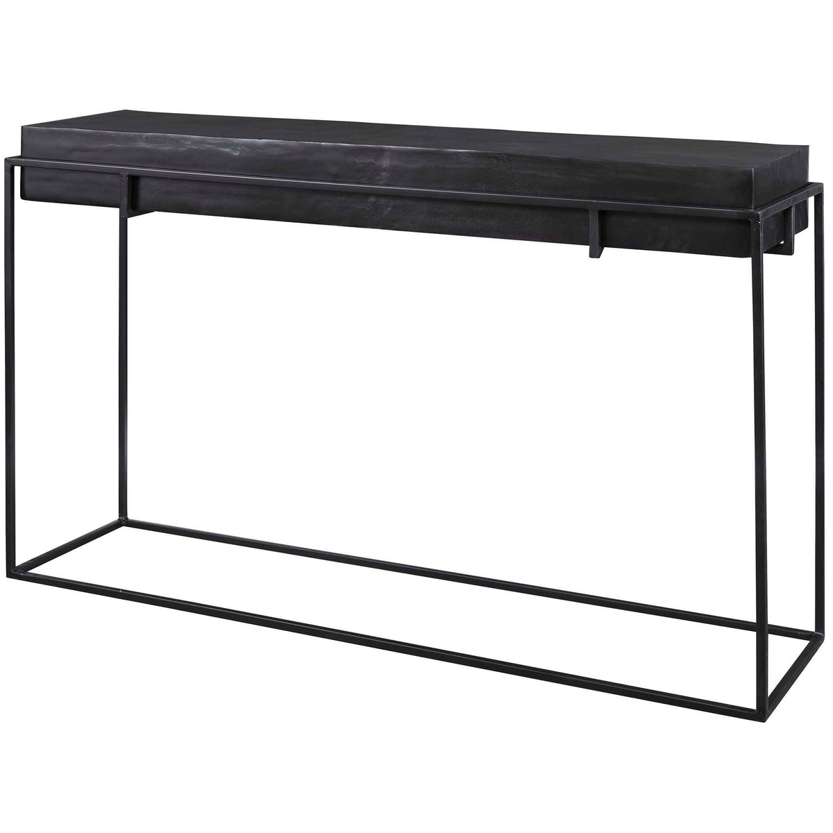 Telone Modern Console Table - Black by Uttermost - View 4