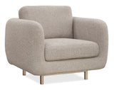 Dawson Barstool Swivel Accent Chair - Beige by Hooker Furniture - View 2