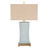 Cantarana Table Lamp Blue Gray - Light Blue / Beige by Uttermost - View 4
