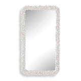 Barnacle Rectangular Mirror - White by Uttermost - View 1