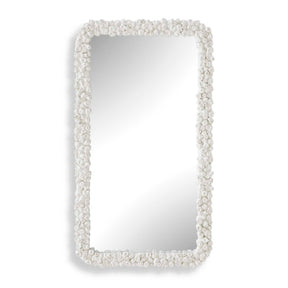 Barnacle Rectangular Mirror - White by Uttermost - View 1