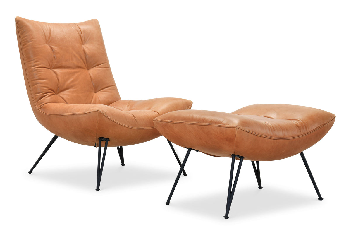 Kayne Accent Chair - Orange by Hooker Furniture - View 5
