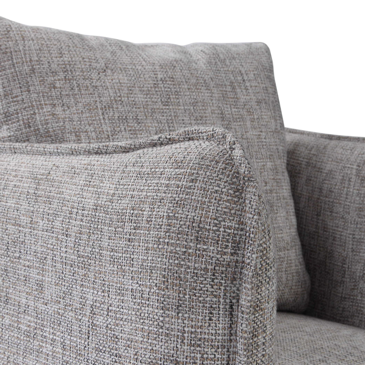 Corben Swivel Chair - Gray by Uttermost - View 6
