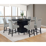 Giannis Black and Grey 9-piece Dining Set