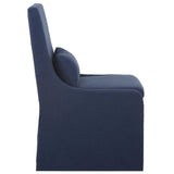 Coley Armless Chair - Blue by Uttermost - View 5