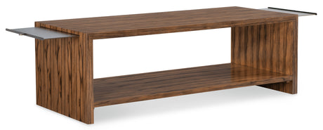 Melange Rivington Coffee Table - Dark Brown by Hooker Furniture - View 4
