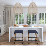 Cross Weave 1 Light Pendant - Beige by Uttermost - View 8