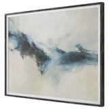 Terra Nova Abstract Framed Print - Beige / Blue by Uttermost - View 3