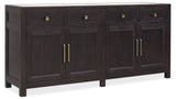 Driftwood Buffet Burnt Timber - Black by Hooker Furniture - View 1