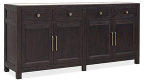 Driftwood Buffet Burnt Timber - Black by Hooker Furniture - View 1