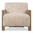 Jackson Sheepskin Accent Chair - Light Brown by Uttermost - View 1